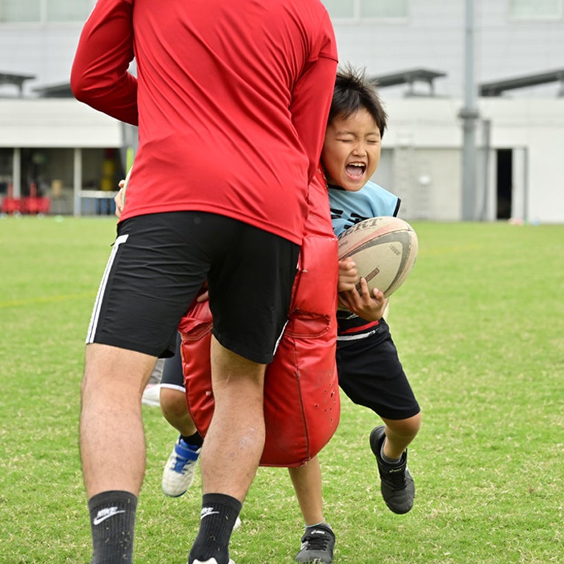 プロラグビーの世界に子どもたちが潜入！ 選手とのラグビー体験や運営スタッフのお仕事をリアル体験【ドコモ未来フィールド 第14弾】