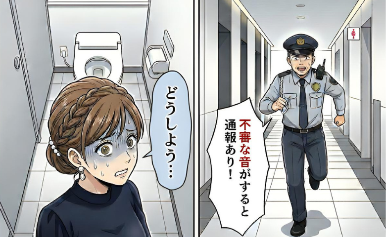 「女子トイレから不審な音がする」妹の披露宴で通報された私。警備員がやってきた真相は