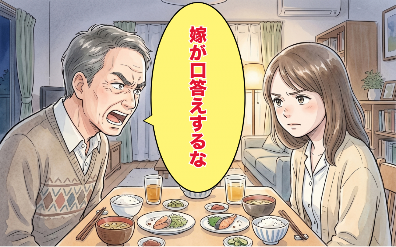 義父「嫁は口答えするな」5年間耐え続けた私がついに義父にキレた話