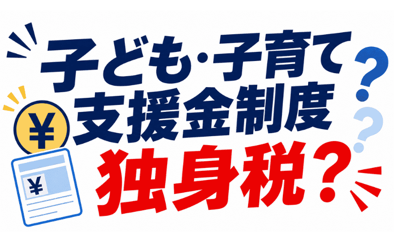 5月の給料明細見た？「子ども・子育て支援金」天引き開始！別名 『独身税』？制度の中身とは？