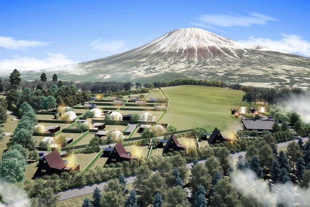 富士山を独占できる絶景グランピングが河口湖に誕生！全23棟の「グランピングB&V富士山河口湖」がグランドオープン