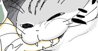 【ネコ漫画】飼い主の手をガブリと噛む愛猫!?その姿に「結局噛むんですねｗ」などの共感コメント＆8.3万超えの大反響