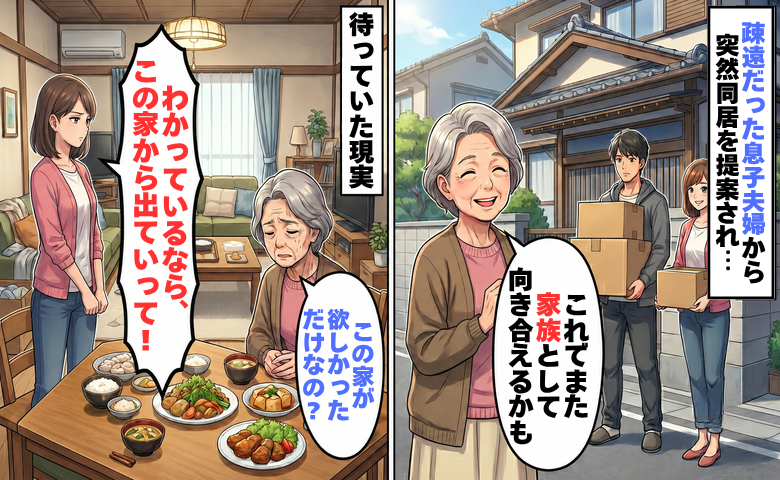 嫁「家から出ていって」亡き夫が遺した家を追い出された私。後日「早く帰ってきて」と連絡が来たワケ