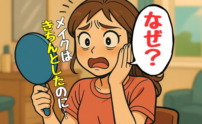 メイク後、鏡を見た私「シミもシワも隠れているのに、なぜ老けて見える？」原因は思わぬ体の変化だった