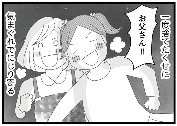 母と離婚後、すぐに愛人と再婚した父。気まぐれに娘たちに会いに来て