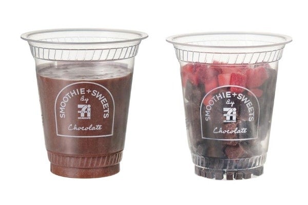 ザクっと食感が新しい！セブンに、芳醇なチョコと甘酸っぱいいちごの「ベリーショコラスムージー」登場
