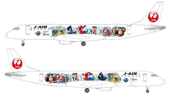 JAL、特別塗装機「ドンキーコング・カントリー オープン記念 JAL×ユニバーサル・スタジオ・ジャパン ジェット 2」を就航