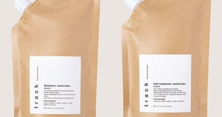 trackから、環境に配慮したクラフト紙素材を採用したシャンプーとトリートメントのリフィルが発売！