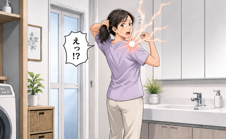 「肩に電流が走った？」髪を束ねようとしただけで痛みが。45歳の私が知ったこと【医師監修】