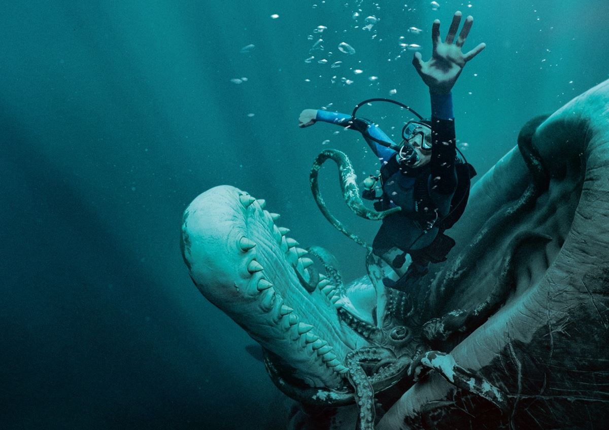 映画『クジラに落ちた男』公開日決定クジラに丸呑みされる衝撃の瞬間を捉えた特報公開