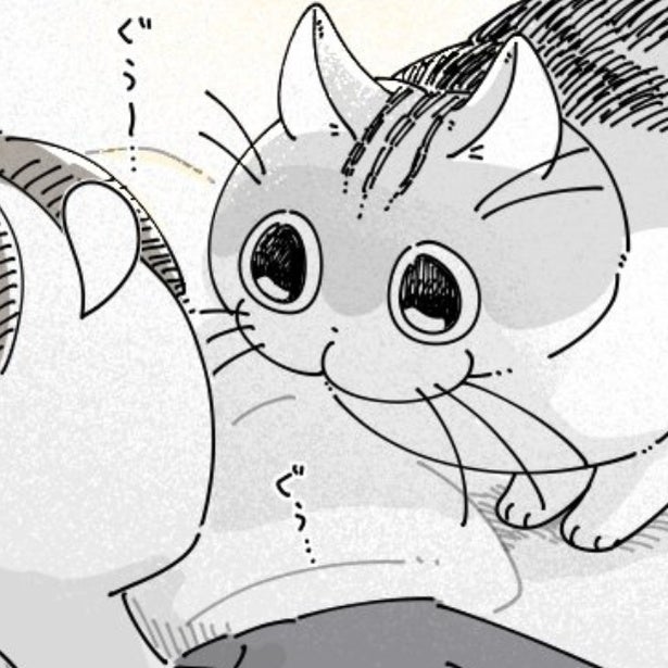 【ネコ漫画】飼い主を優しく起こそうとする愛猫!?かわいすぎる仕草にSNSで6.9万超えの大反響！