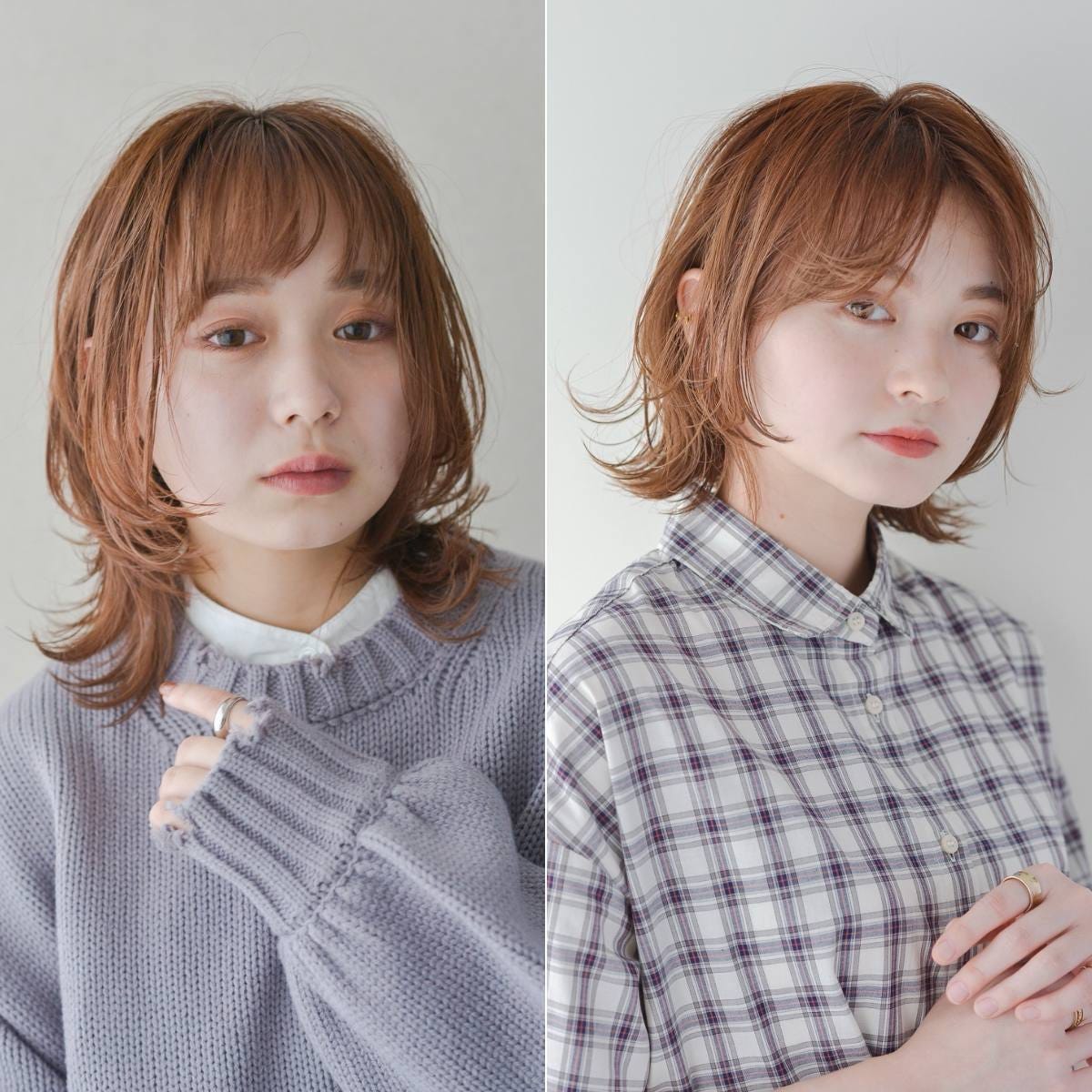 レイヤーカット3選！顔まわりをカバーして小顔見え。ボブやウルフも軽やかに