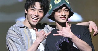 WATWING桑山隆太、ランウェイデビュー 八村倫太郎と肩組み【TGC香川2025】