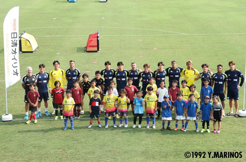 横浜F・マリノス×日清オイリオグループ、「サッカー教室&食育講座 in 宮崎」を開催小学1年生～3年生の身体づくりをサポート