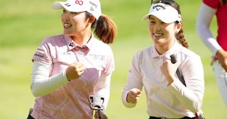 古江彩佳＆西村優菜ペアが1打差2位で週末へ岩井姉妹は4位、渋野日向子＆勝みなみ16位米女子ダブルス戦
