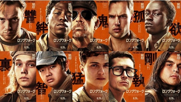 張り詰めた映画本編から一転、笑顔のマーク・ハミルと次世代俳優たち！『ロングウォーク』インタビュー映像