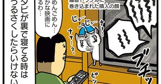 昼寝を邪魔してごめん。テレビ裏で寝るのが好きな猫に配慮した結果