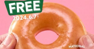 6月の第一金曜は“ナショナルドーナツデー”クリスピー・クリーム・ドーナツがうれしいキャンペーン
