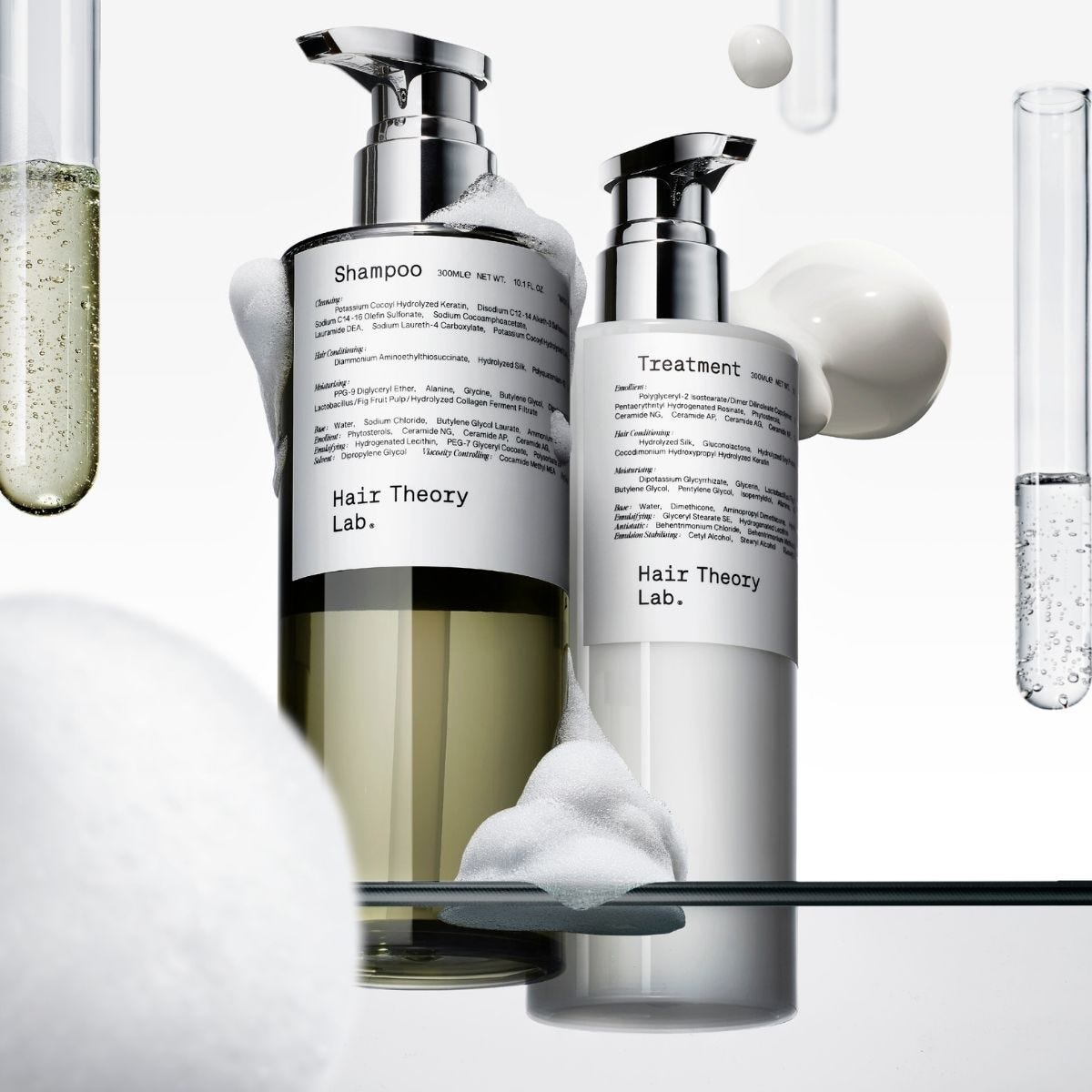 Hair Theory Labから、髪密度を満たす"セラムイン シャンプー＆トリートメント"が発売