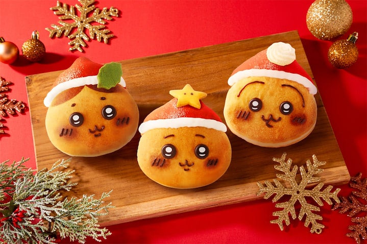 【ちいかわベーカリー】ちいかわ、ハチワレ、うさぎがクリスマス仕様のパンに！