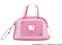 サンリオ、“カオハナデザイン”のミニバッグがカプセルトイに登場へ！千鳥格子＆花柄のエモかわいいデザイン