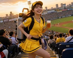 1日300杯売った「ビールの売り子」が“壮絶な舞台裏”を語る。1杯あたりのインセンティブを暴露／東京ドームで生ビール1杯1000円、MLB球場ではいくらなのか調べてみた結果