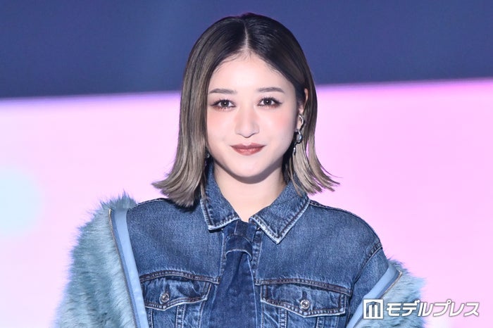 みちょぱ、第1⼦出産後初イベント “象徴”デニムスタイルで登場「久しぶりに緊張」「幸せです」【TGC2026A/W】