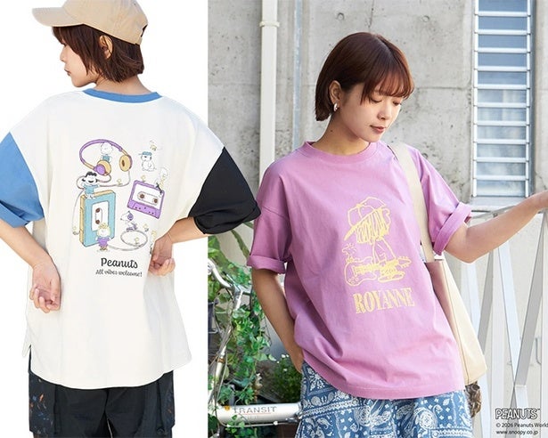テーマは音楽！スヌーピーの仲間たちが描かれた「CUBE SUGAR」の新作Tシャツにレアキャラ“ロイアン”も登場