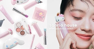 ハローキティ、シナモロールがちょこんと乗ったリップケースにメロメロ。sanrio houseから初のコスメラインが誕生！