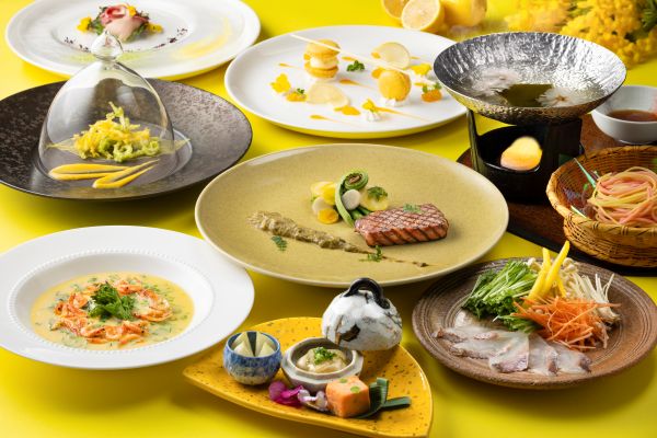 国際女性デーは春のディナーを富士マリオットホテルが山中湖でミモザカラーに浸るプラン